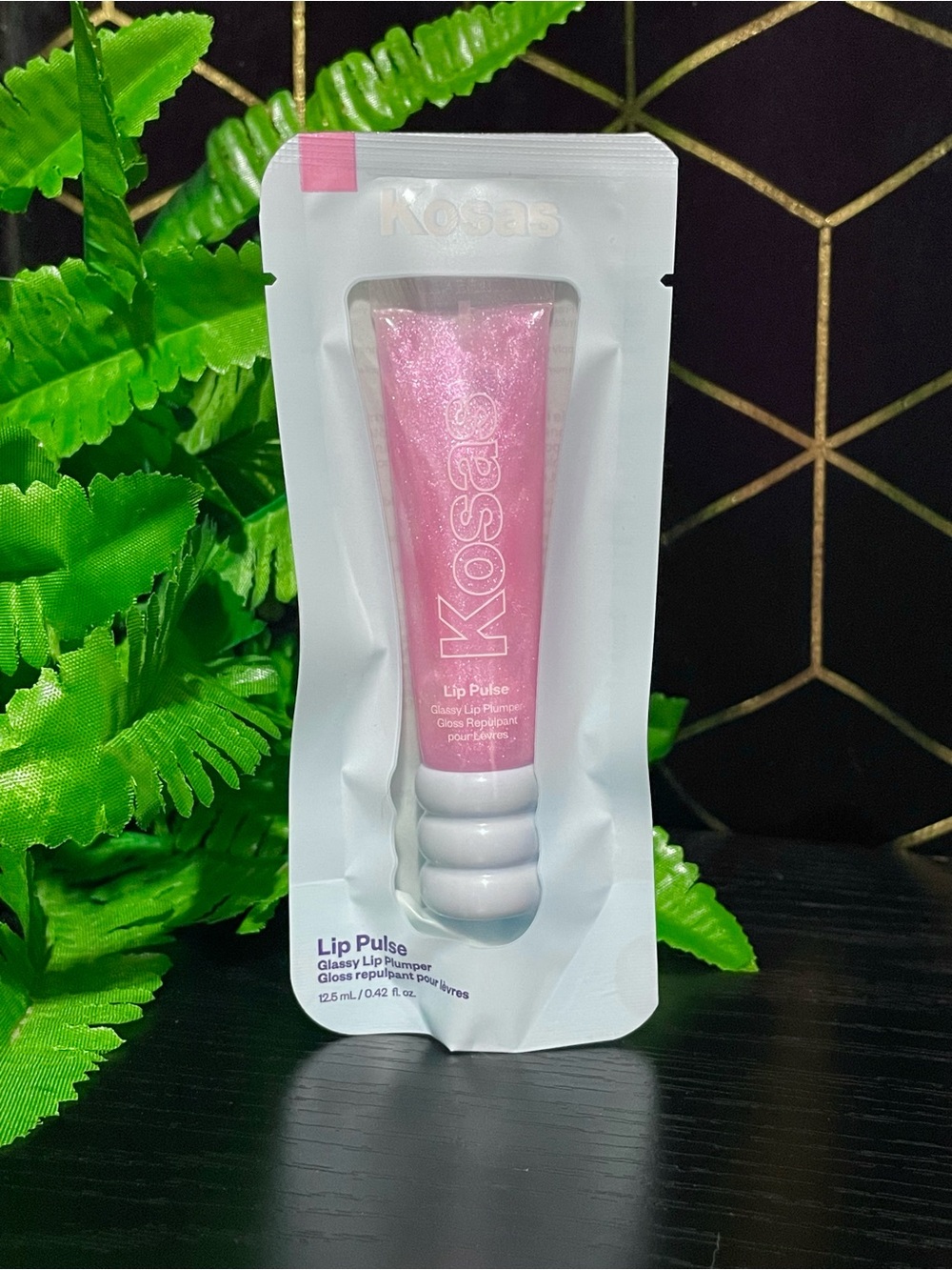 Kosas Lip Pulse Glassy Lip Plumper Gloss - Aura Flare